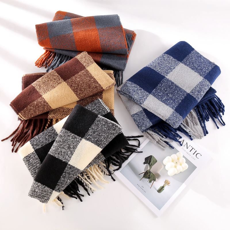 Classic Plaid Yarn-dye Scarf