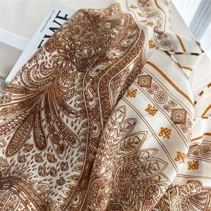 Heritage Paisley Australian Wool Square Scarf high quality