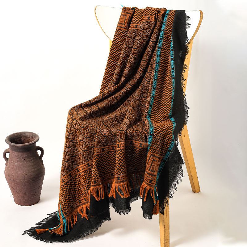 Jacquard Blanket Scarf