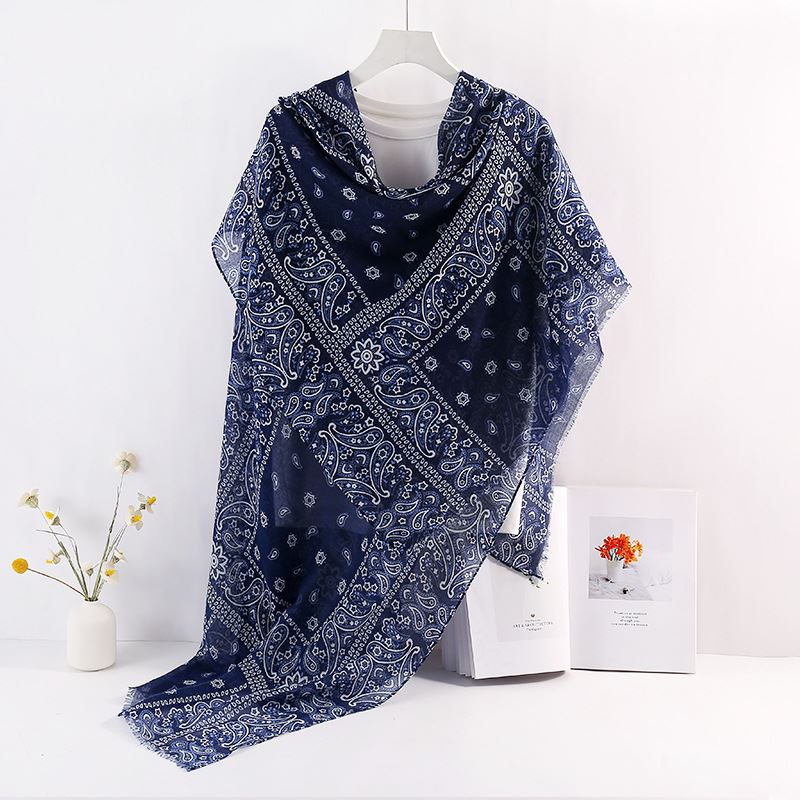 Paisley Printed Long Hijab