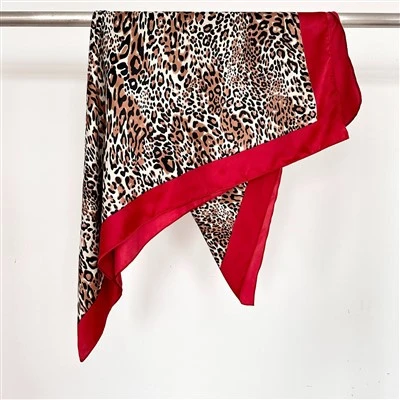 Designer Leopard Print Scarf