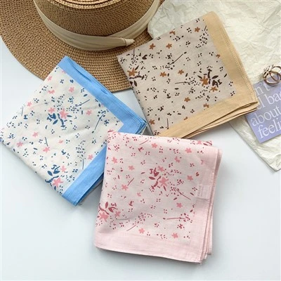 Fresh Floral Cotton Bandana