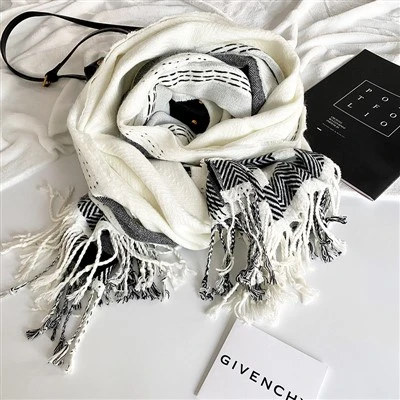 Herringbone Fall Heavyweight Yarn-dye Shawl