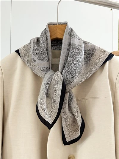 Pure Silk Head Scarf