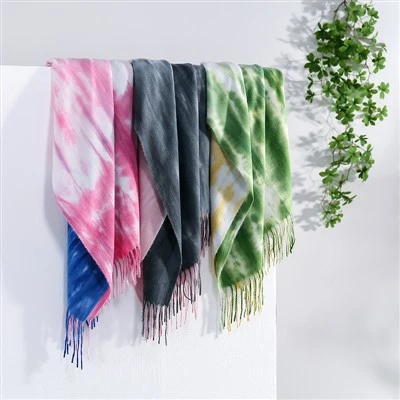 Tie Dye Winter Scarf