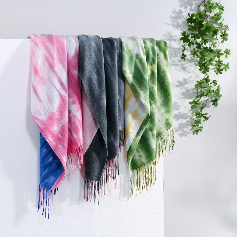 Tie Dye Winter Scarf